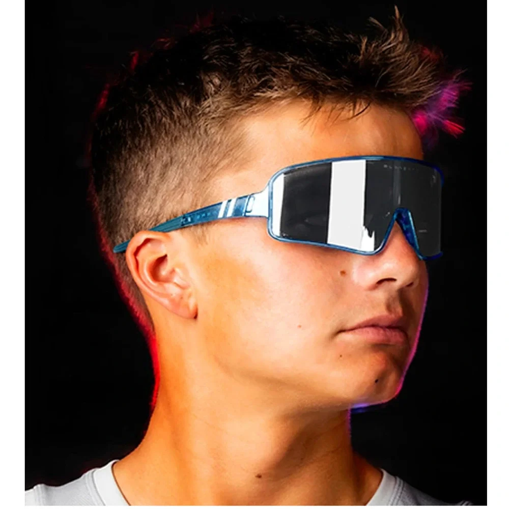 Blenders Polarized Sunglasses –Wrap-Around Lens – 100% UV Protection  Blue